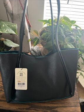 Portland Leather Goods Verona Leather Tote in BOREAL